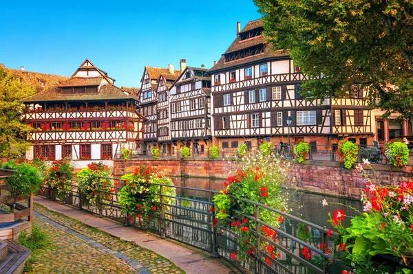 Strazburg, La Petite France bölge, Fransa — Stok fotoğraf