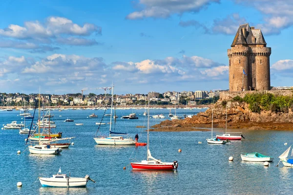 Solidor-torony, Saint Malo, Bretagne, Franciaország — Stock Fotó