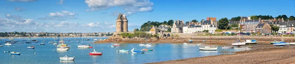 Anglická Cnannel Laguna St Malo, Bretaň, Francie — Stock fotografie