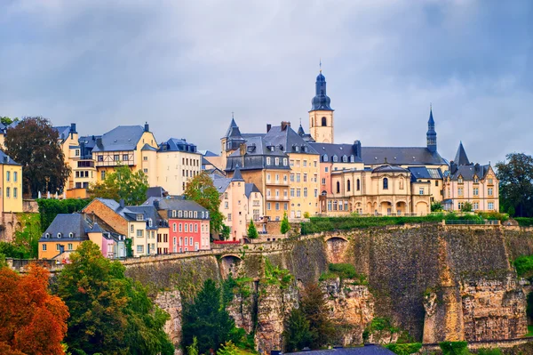 Luxemburg Stadt, Blick auf die Altstadt — Stockfoto