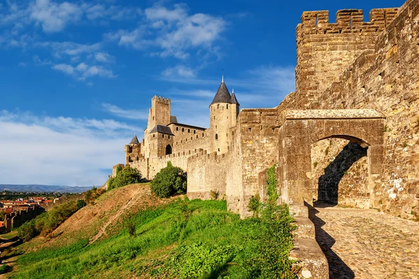 Cité de Carcassonne, Languedoc, Franciaország — Stock Fotó