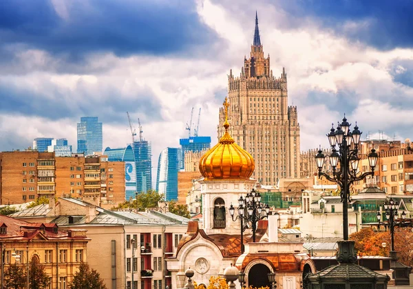 Skyline van Moskou, Russische Federatie — Stockfoto