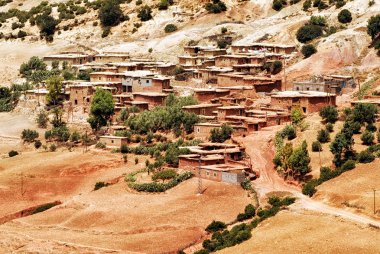 Atlas Dağları, Sahara, Fas Bedevi Köyü