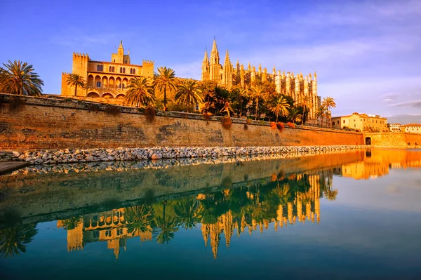 Готичний собор Пальма де Майорка, Іспанія — стокове фото
