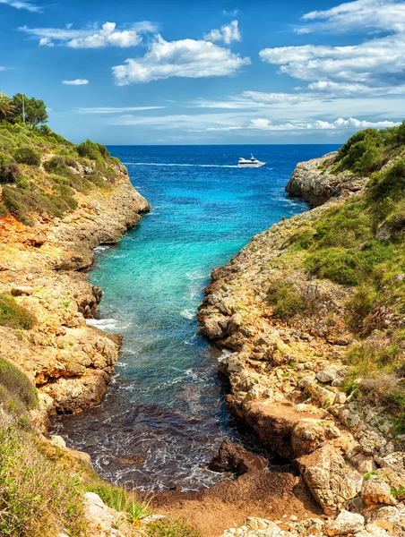 Cala Manacor, Porto Cristo, Mallorca island, Spanien — Stockfoto