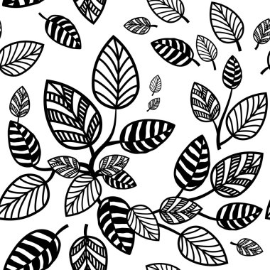 Dikişsiz yaprakları arka plan