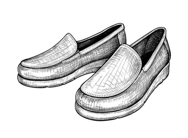 靴子鞋草图9 — 图库矢量图片