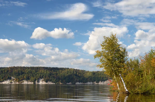 Pittoresco, colorato paesaggio autunnale . — Foto Stock