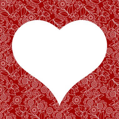 Sevgililer günü kartı arka plan için kalp seamless modeli