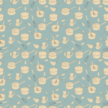 Mutfak ev tasarım sorunsuz arka plan doku deseninin