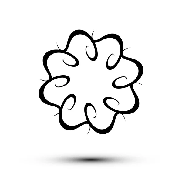 Μαύρο λογότυπο σε λευκό φόντο σε διανυσματικών Eps — Διανυσματικό Αρχείο