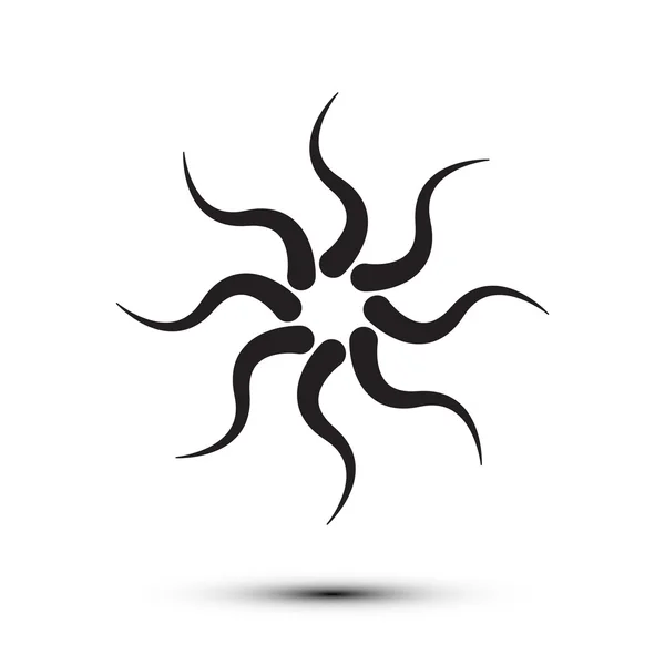 Μαύρο λογότυπο σε λευκό φόντο σε διανυσματικών Eps — Διανυσματικό Αρχείο