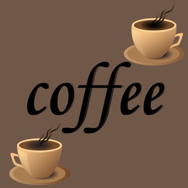 Broşür dükkanı, kahve fincanı. 