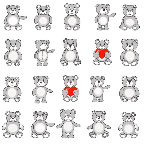 The collection bears in EPS vector — Stock Vector