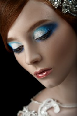 Güzellik Kızıl saçlı kız