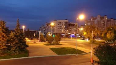 Araba ışıklar Kavşağı'nda