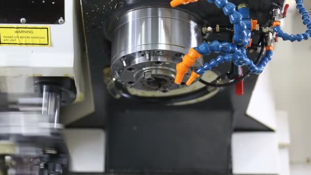 Milling machine with a drill — Stock Video