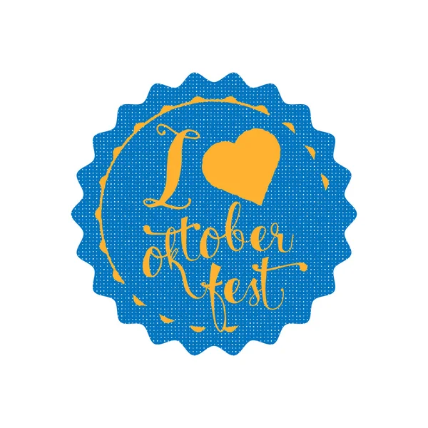 Vektorillustration des Oktoberfest-Logos — Stockvektor