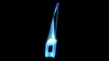 Hologram tarzı gördüm