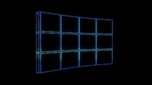 Style d'hologramme d'affichage 