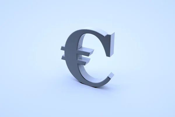 3D Euro in Motion — Stock Photo, Image