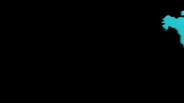 3D dünya hareket. Güzel 3d Render