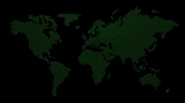 3D dünya hareket. Güzel 3d Render