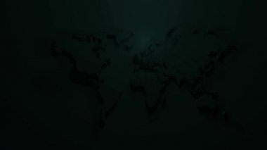 3D dünya hareket. Güzel 3d Render