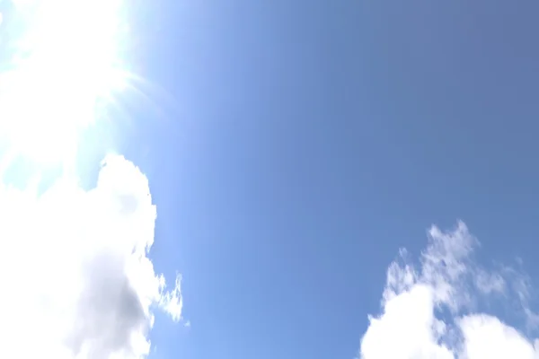 Cielo con nuvole in movimento. Rendering 3D piacevole — Foto Stock