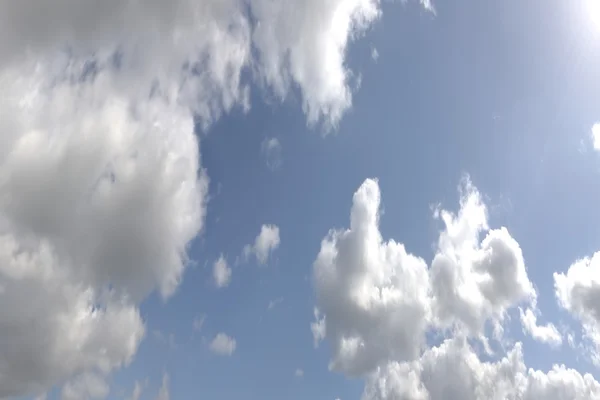 Hemel met wolken in beweging. Mooie 3D-Rendering — Stockfoto
