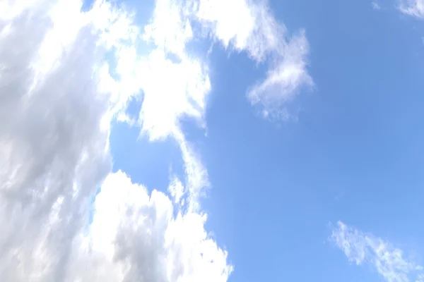 Céu com Nuvens em Movimento. Boa renderização 3D — Fotografia de Stock