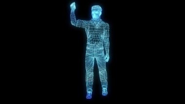 İnsan dijital Hologram