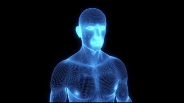 İnsan dijital Hologram