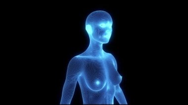 İnsan dijital Hologram