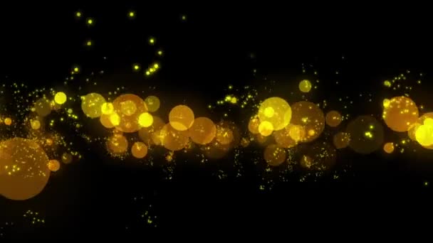 Particules Bokeh brillantes 