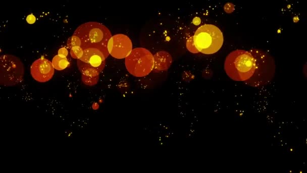 Particules Bokeh brillantes 