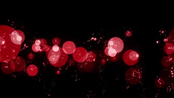 发光的散景粒子 — 图库视频影像