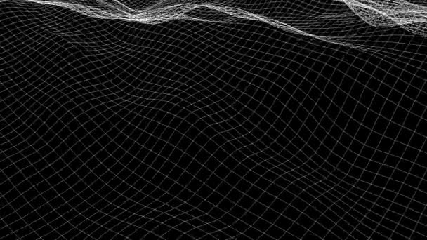 Wireframe en movimiento — Vídeo de stock