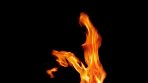Tembak Ledakan Api dalam gerakan — Stok Video
