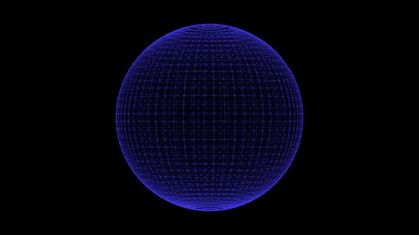 Sphère Animation en mouvement — Video