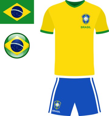 Brezilya futbol Jersey simgesi