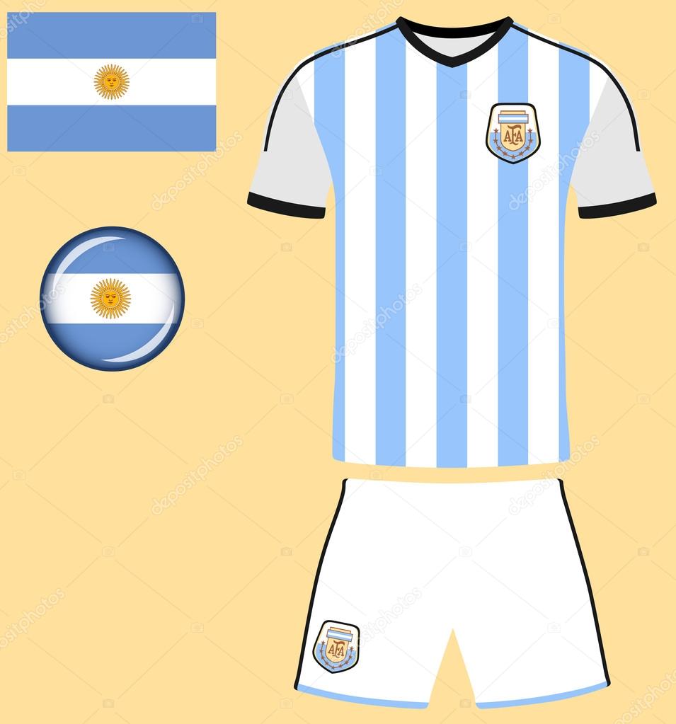 argentina football uniform