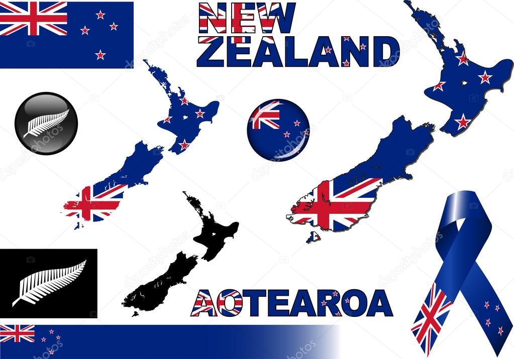 New Zealand Icon Set