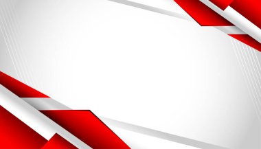 Soyut kırmızı gri gri beyaz boşluk modern fütüristik arka plan çizimi tasarımı. Sunum için vektör illüstrasyon tasarımı