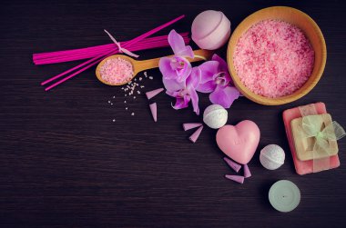 Spa ve sağlıklı yaşam ayarı ile doğal sabun