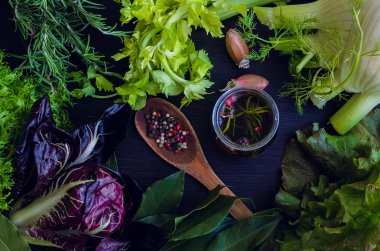 Salata için Taze Malzemeler