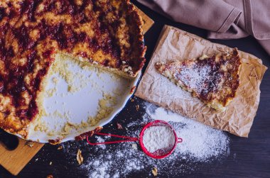 Geleneksel İtalyan pasta Crostata