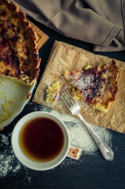 Geleneksel İtalyan pasta Crostata