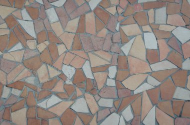 Kahverengi karo mozaik doku