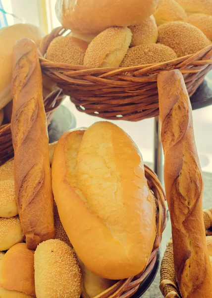 Un montón de pan diferente — Foto de Stock